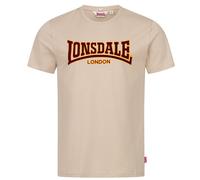 Lonsdale London Men's T-Shirt Classic Slim Fit In Sand