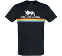 Lonsdale Nelson Short Sleeve T-shirt Black L Man
