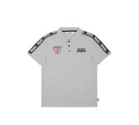 Lonsdale London PELTON Polo Shirt mottled grey XXL