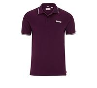 Lonsdale London Polo Shirt Men POLO CLASSIC Oxblood Red Short Sleeve Canvas