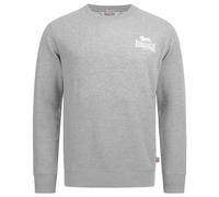 Lonsdale Men Sweatshirt Longridge, Color:Marl Grey, Size:L