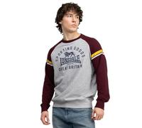Lonsdale Male-Adult Bregis Sweatshirt (Pack of 1), gray, L