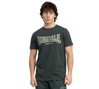 Lonsdale Male-Adult Fulwood T-Shirt, Green/Green, L