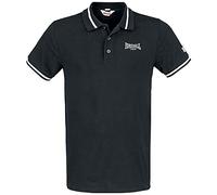 Lonsdale Causton Short Sleeve Polo Black L Man