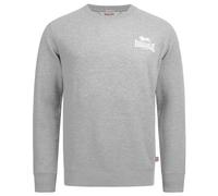 Lonsdale Men Sweatshirt Longridge, Color:Marl Grey, Size:XL