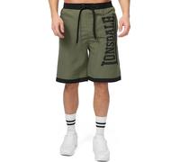Lonsdale Men Swim Trunks Clennell, Color:Black/Olive, Size:XL