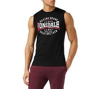 Lonsdale Men Tank Top St.Agnes, Color:Black, Size:4XL