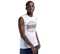 Lonsdale Men Tank Top St.Agnes, Color:White, Size:4XL