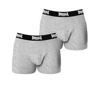 Lonsdale Men's 2 Pairs Hipsters Trunk Boxer Shorts Underwear - Grey - Medium