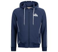Lonsdale Men's Hooded Sweatshirt Achavanich, Dark Navy/White, XXXL