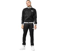 Lonsdale Men's Ashwell Tracksuit, Black/White, S