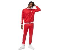 Lonsdale Men's Ashwell Tracksuits, Red/White, S