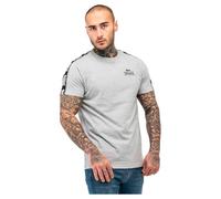 Lonsdale Men's brindister T-Shrit, Marl Grey/Black/White, 3XL