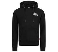 Lonsdale Men's Claughton hoodie, mens, Hooded Sweatshirt, 117032, black, XXL