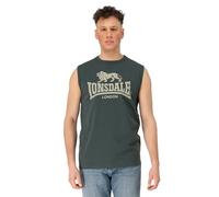 Lonsdale Clopton Sleeveless T-Shirt L Green