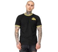 Lonsdale Men's Ducansby T-Shirt, Black/Yellow, L