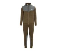 Lonsdale Mens Fleece Tracksuit Army Green L