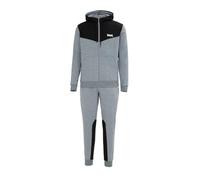 Lonsdale Mens Fleece Tracksuit Dark Grey/black 4XL