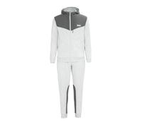 Lonsdale Mens Fleece Tracksuit Grey/Black 3XL