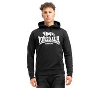 Lonsdale Men's Hoodie Fremington - Black/White - Size M