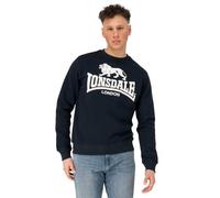 Lonsdale Men's Go Sport Sweatshirt, Dark Navy/Ecru, M