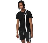 Lonsdale Men's Inverbroom Leisure T-Shirts, Black/White, M