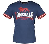Lonsdale Men's Kergord T-Shrit, Navy/Red/White, XXL