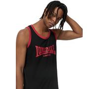 Lonsdale Men's Knockan Leisure T-Shirts, Black/red, M