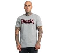 Lonsdale Ll008 One Tone Short Sleeve T-shirt Grey L Men