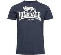 Lonsdale Men's Logo T-Shirt, Blue (blau), Medium (Manufacturer size: Medium)