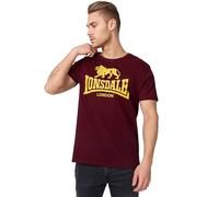 Lonsdale Men's Logo T-Shirt, Vintage Oxblood, 5XL