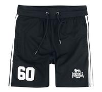 Lonsdale Men's marwick Shorts, Black/White, XXXL