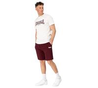 Lonsdale Men's MOY T-Shirt & Shorts Set, White, M