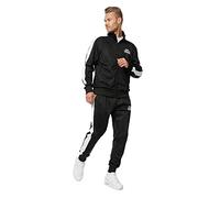 Lonsdale Men's Pember Jogging Suit, Black, XXL