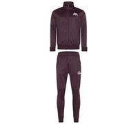 Lonsdale Men's Pember Jogging Suit, Oxblood/Ecru, L