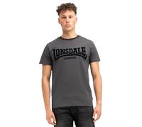 Lonsdale Potternewton Short Sleeve T-shirt Grey L Men