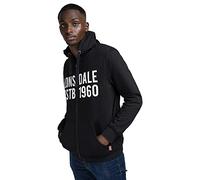 Lonsdale Men's Sleeve Hooded Sweatshirt, Black, M
