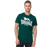 Lonsdale Men's Logo T-Shirt, Bottle Green, L