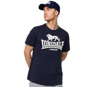 Lonsdale Men's Logo T-Shirt, Navy, 5XL