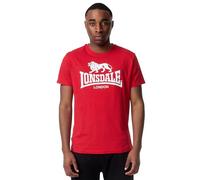 Lonsdale Men's St Erney T-Shirt - Red - XL