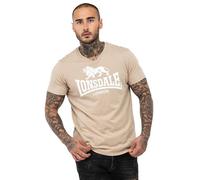 Lonsdale Men's St Erney T-Shirt, Sand/white, 5XL