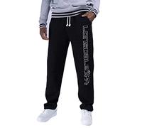 Lonsdale Men's Stonesfield Joggers, Black, 5XL