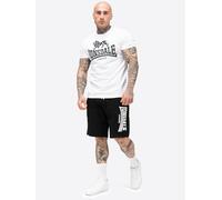 Lonsdale Men's T-Shirt & Shorts Set, Regular Fit, MAIR, White/Black, L