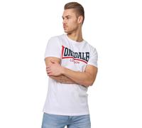Lonsdale Men's Two Tone T-Shirt - White, Large