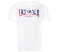 Lonsdale Men's Two Tone T-Shirt, White, 3XL