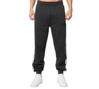 Lonsdale Men's Vesington Jogging Bottoms, Marl Anthra/Black/White, M