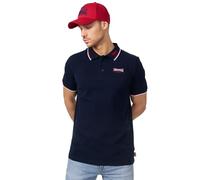 Lonsdale Lion Short Sleeve Polo Blue L Men