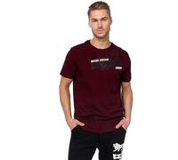 Lonsdale London Walkley Men's Regular Fit T-Shirt, Mens, 111273, Vintage Oxblood, M