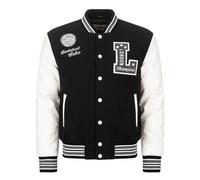 Lonsdale Men's Waterstein Sweatshirt, Black/Ecru/Grey, XXL