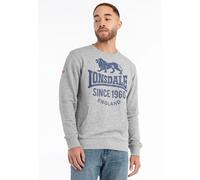 Lonsdale - Noss Marl Grey/Navy - Sweater - grey - M - 90% Cotton, 10% Viscose M
